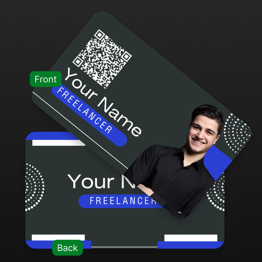 Creative Freelancer Cards – Modern, Durable & Tech-Enabled for Smarter Networking