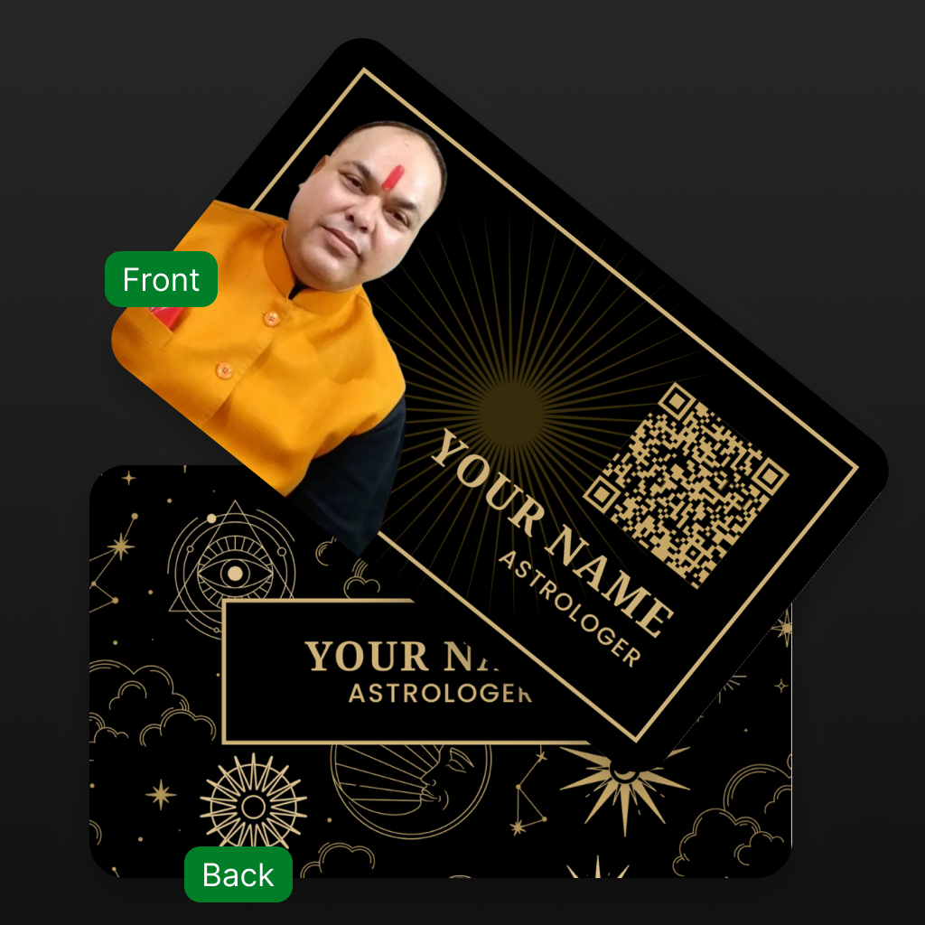 Professional Astrologer Cards – Elegant, Durable & Designed for Lasting Impressions