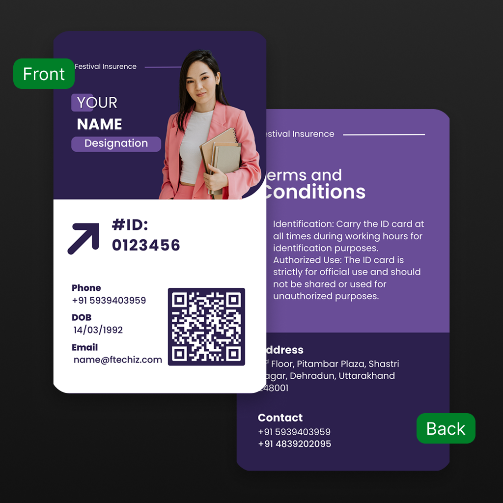 Smart Identity Cards – Secure, Professional & Tech-Enabled for Employees