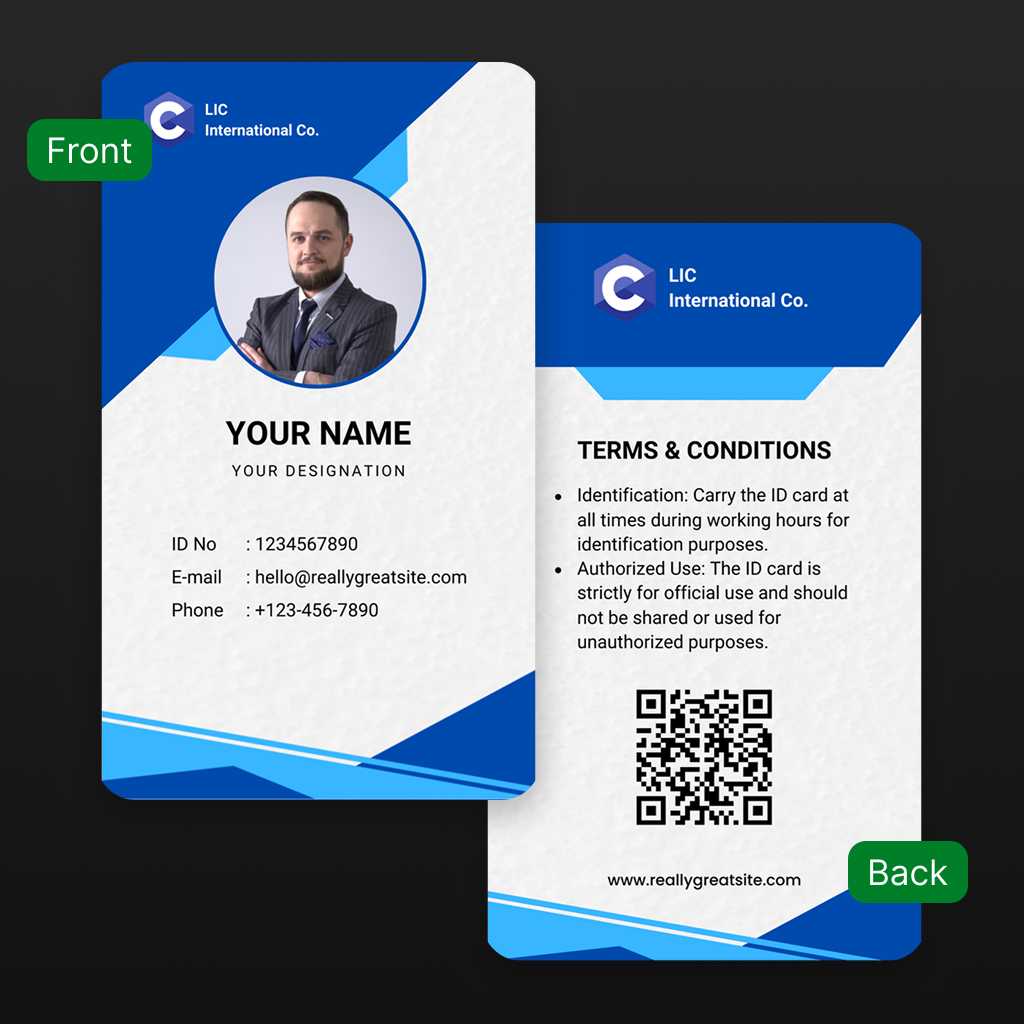 Modern RFID + NFC Employee Business Cards – Smart, Secure & Tech-Powered for Seamless Access