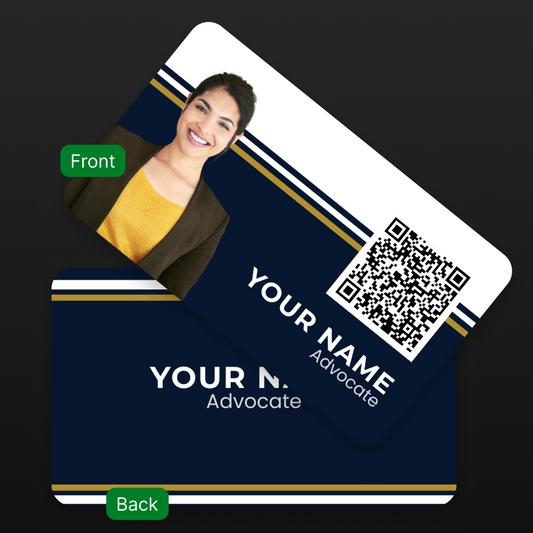 Modern Networking Cards – Tailored for Lawyers & Advocates with NFC & QR Tech