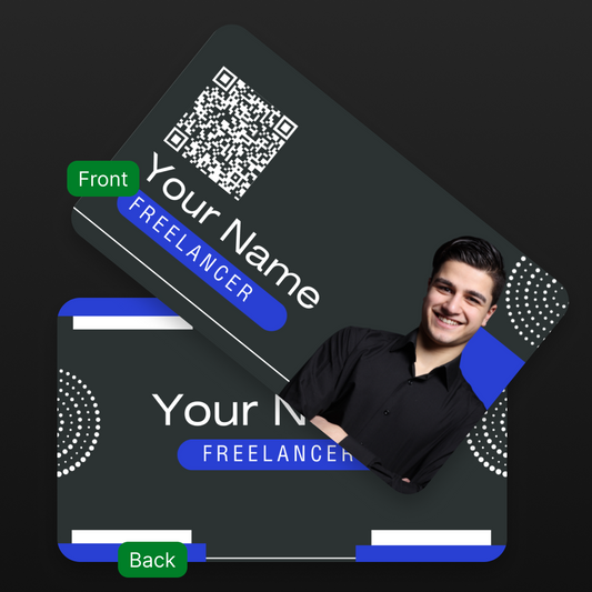 Creative Freelancer Cards – Modern, Durable & Tech-Enabled for Smarter Networking