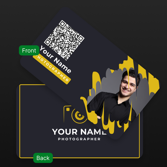 Visual Artist Networking Cards – Durable, Stylish & Built for Photographers