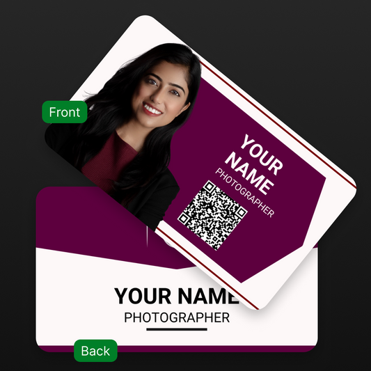 Photography Identity Cards – Smart, NFC-Enabled & Designed for Creatives