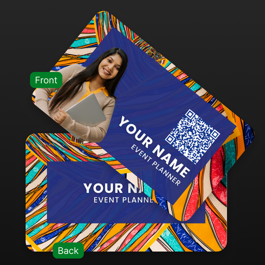 Modern Event Planner Cards – Stylish, Durable & Tech-Powered for Smart Networking