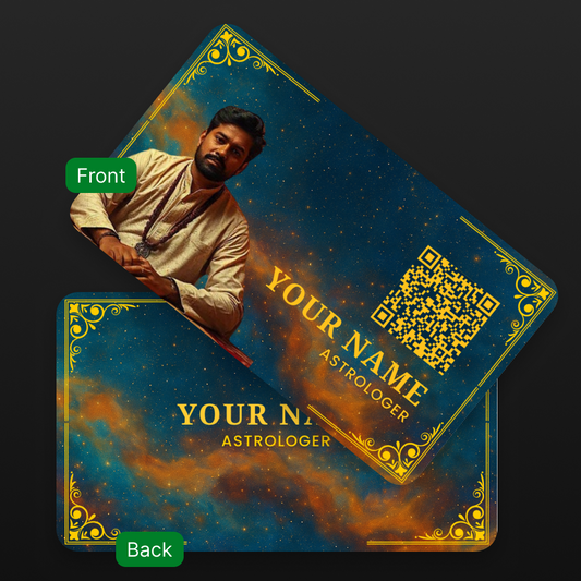 Astrologer Networking Cards – Modern, Intuitive & Empowered for Cosmic Connections