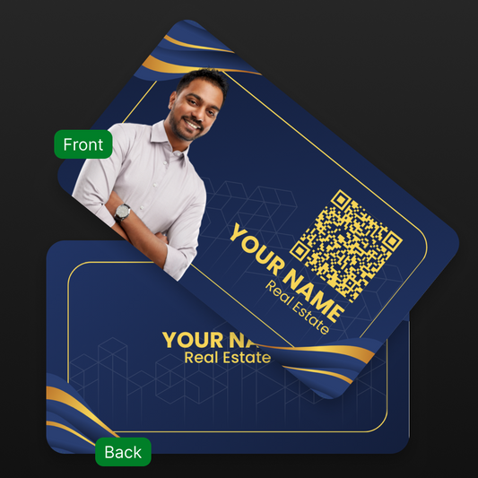 Luxury Real Estate Cards – Elegant, Timeless & Tech-Savvy for Elite Networking