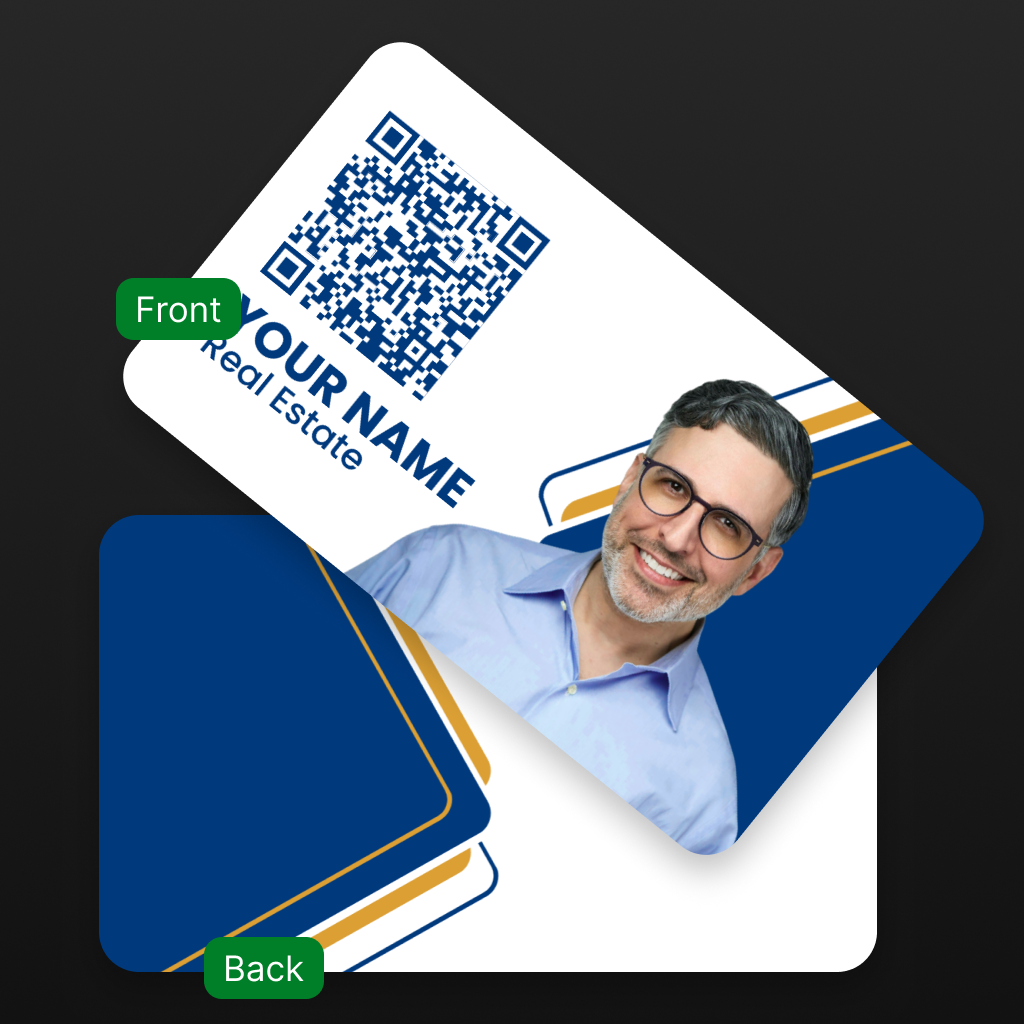Premium Real Estate Cards – Modern, Custom & Tech-Enabled for Property Experts