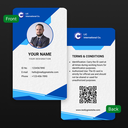 Modern  RFID + NFC Employee Business Cards – Smart, Secure & Tech-Powered for Seamless Access