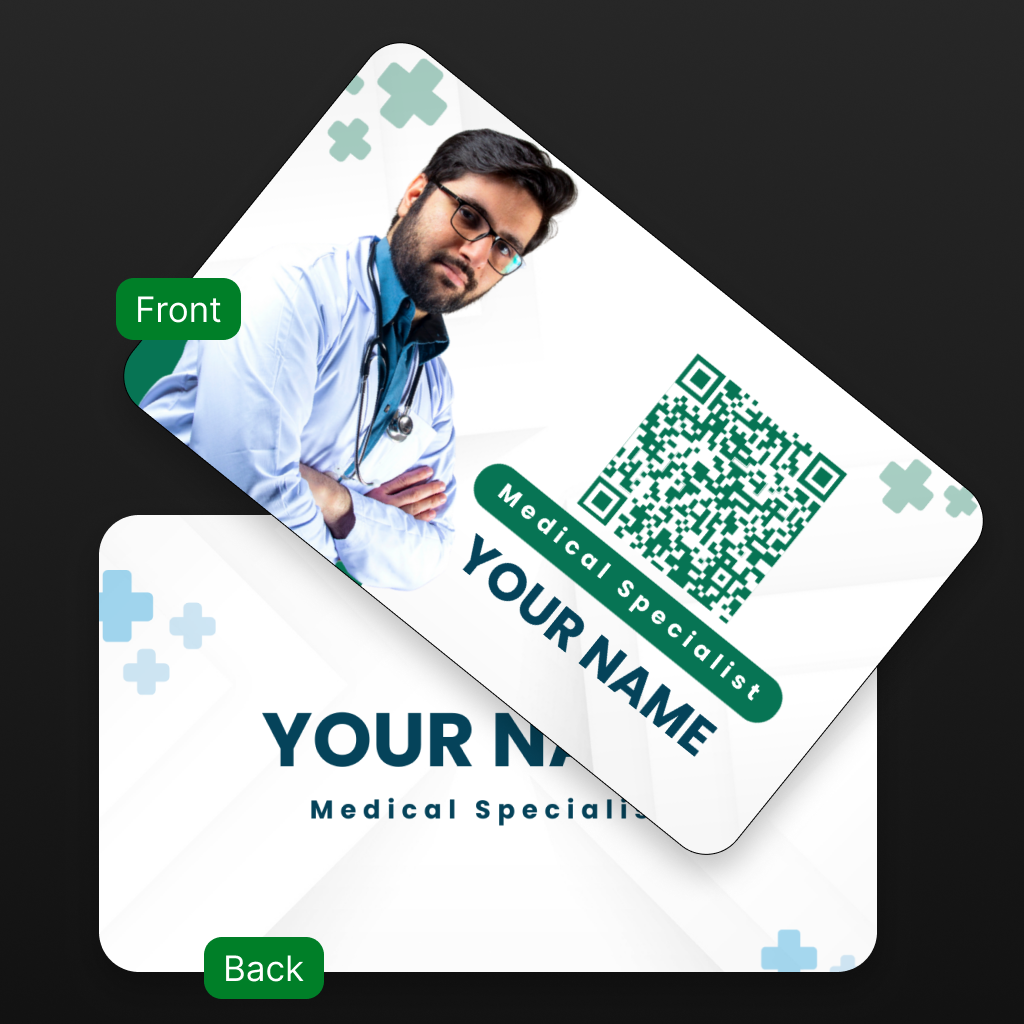 Next-Gen Professional Cards – NFC, Digital & Physical Options for Doctors